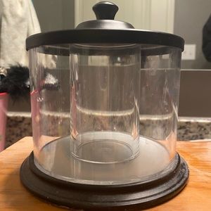 Cotton ball and q tip jar